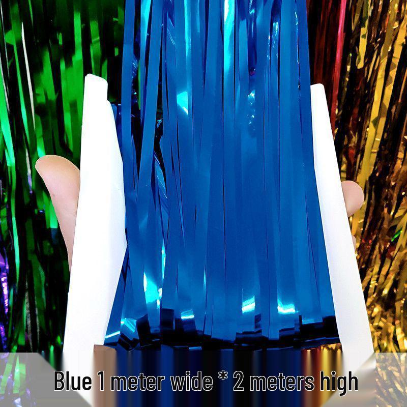 

Золота та Срібна Мішура Бахрома Вечірня Завіса - Блискучий Стрічковий Фон для Весіль та Днів Народжень