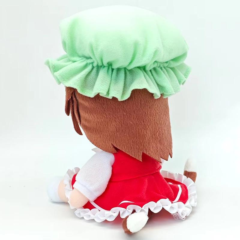 TouHou Project Fumo Chen Plush Toy Stuffed Doll Cosplay Sitting Model Figure Lovely Kawaii Cartoon Fan Birthday Christmas Gifts