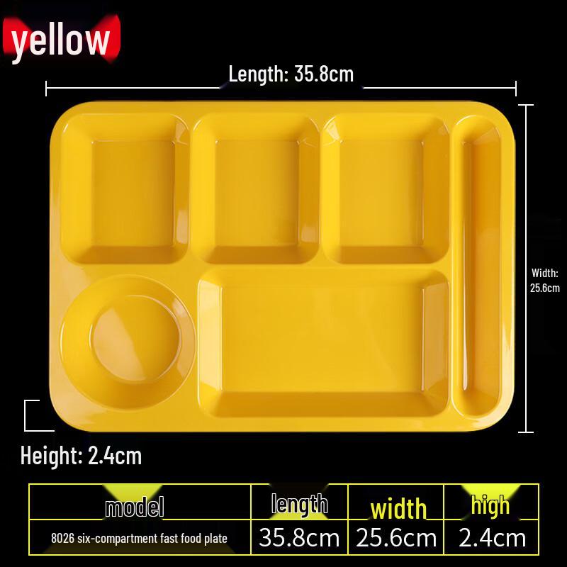 Abay Imitation Porcelain Plastic Dining Plate Set