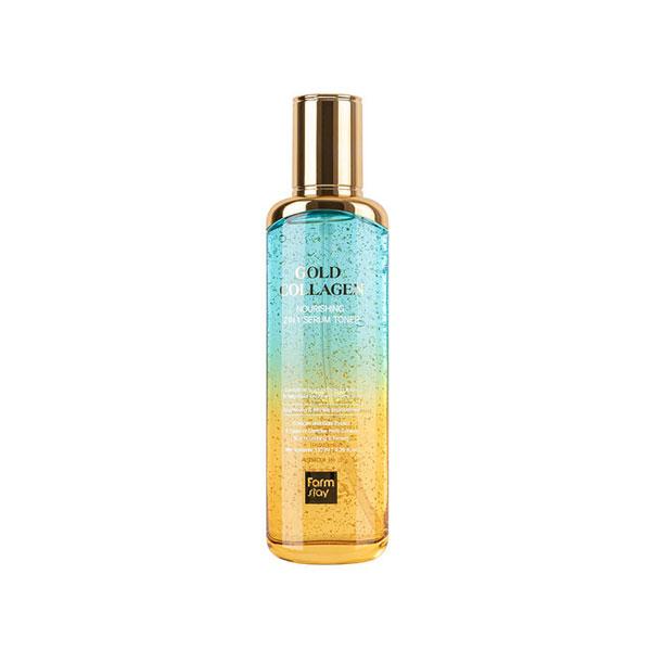 

FARMSTAY Gold Collagen Питательный тоник-сыворотка 2-в-1 130 мл 1 PCS