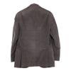 BRUNELLO CUCINELLI Dark Brown Cotton Sight Vents 3B Corduroy Tailored Jacket Jacket 44 Dark brownUsed
