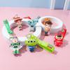 Best-Selling Toy Story Figures Keychain: Three-Eyed Alien, Buzz Lightyear, and Strawberry Bear Charms