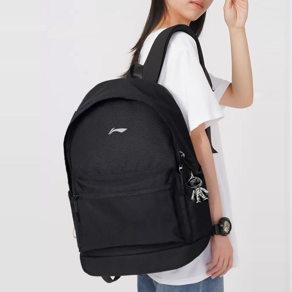 Li Ning Sports Casual Backpack Unisex Backpacks Black ABSS331-8-81021