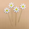4/10/20pcs Daisy Cake Topper White Daisy Flower Cupcake Toppers Cake Decor Wedding Birthday Party Decoration Supplies