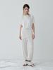 Reply Cotton Half Round Knit TopOff White