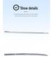 Manshi Electroplated Front Bumper Strip for BMW F02: Fits 730Li, 740Li, 750Li