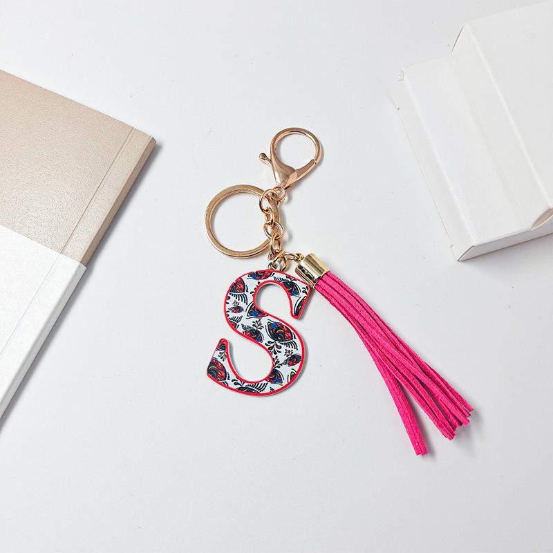 Colorful English Alphabet Keychain & Graduation Gift Accessory