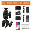 Sports Camera Mount for Motorcycle and Bicycle, 360° Rotating  , Compatible with Hero 13/12/11/10/9/8 Insta360 One X2/3/4, DJI