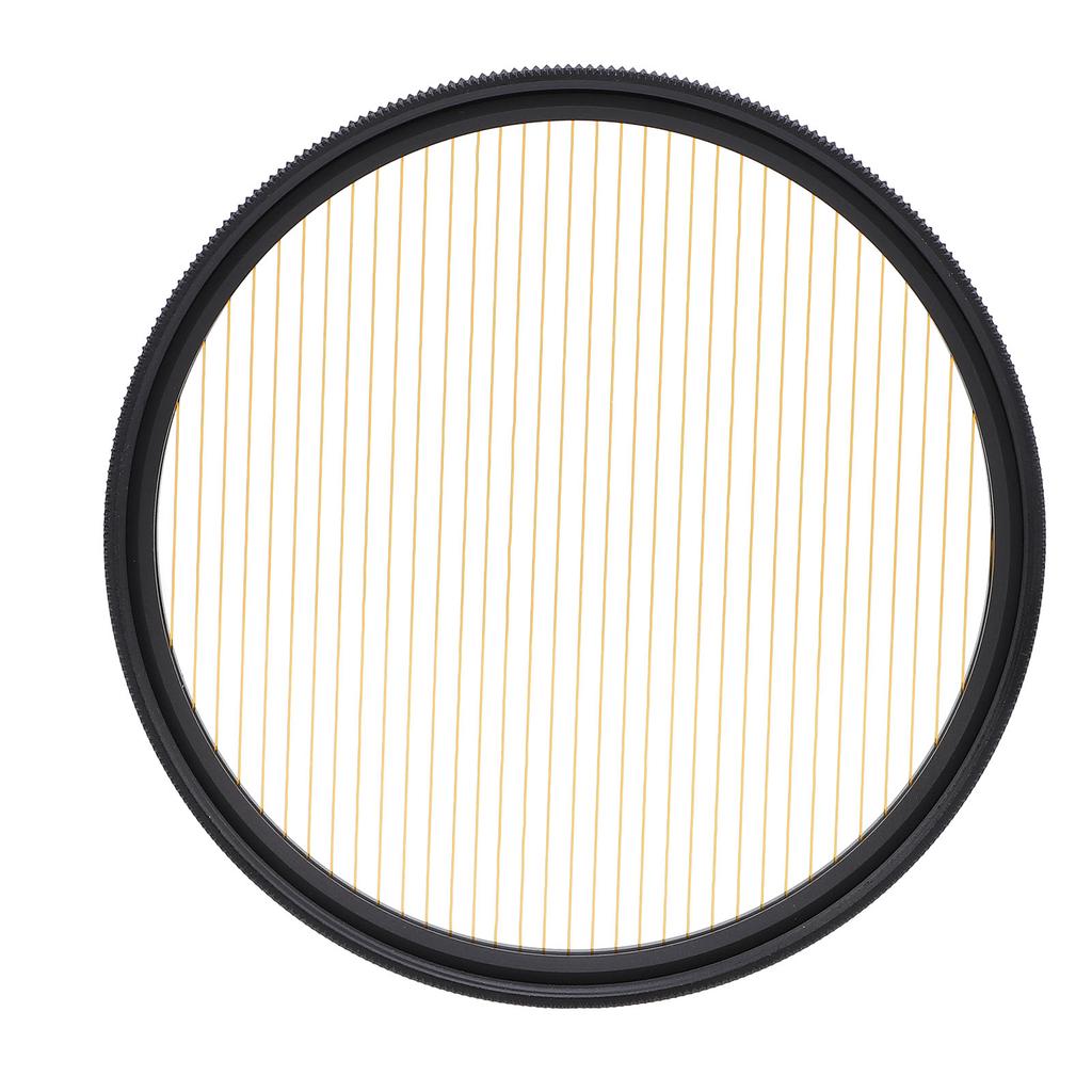 Camera Streak Filter 67mm Optical Glass Streak Special Effect Lens Filter with Storage Box for