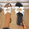 Fashion Summer Women Slippers Fashion Beach Flats Shoes 2025 New Casual Lightweight Sandals Dress Walking Open Toe Slippers Slides Women