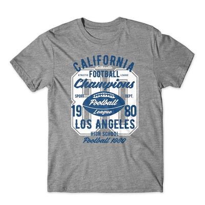 Maglietta California Football League. T-shirt Premium 100% Cotone Nuovo