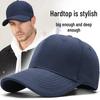Șapcă de baseball Mao Ren pentru bărbați, cu cap mare, cu cozoroc rigid