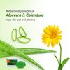 Solig Aloe Vera Ringblomma & Vitamin-E Badtvål 75g X Förpackning med 6 för Mjuk Smidig Glödande Hud