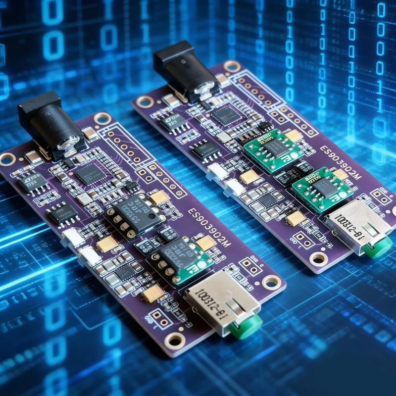 Advanced ES9039Q2M Circuit Board With I2S Link USB ES9039Q2M Decoding Module Excellent Sound Processing