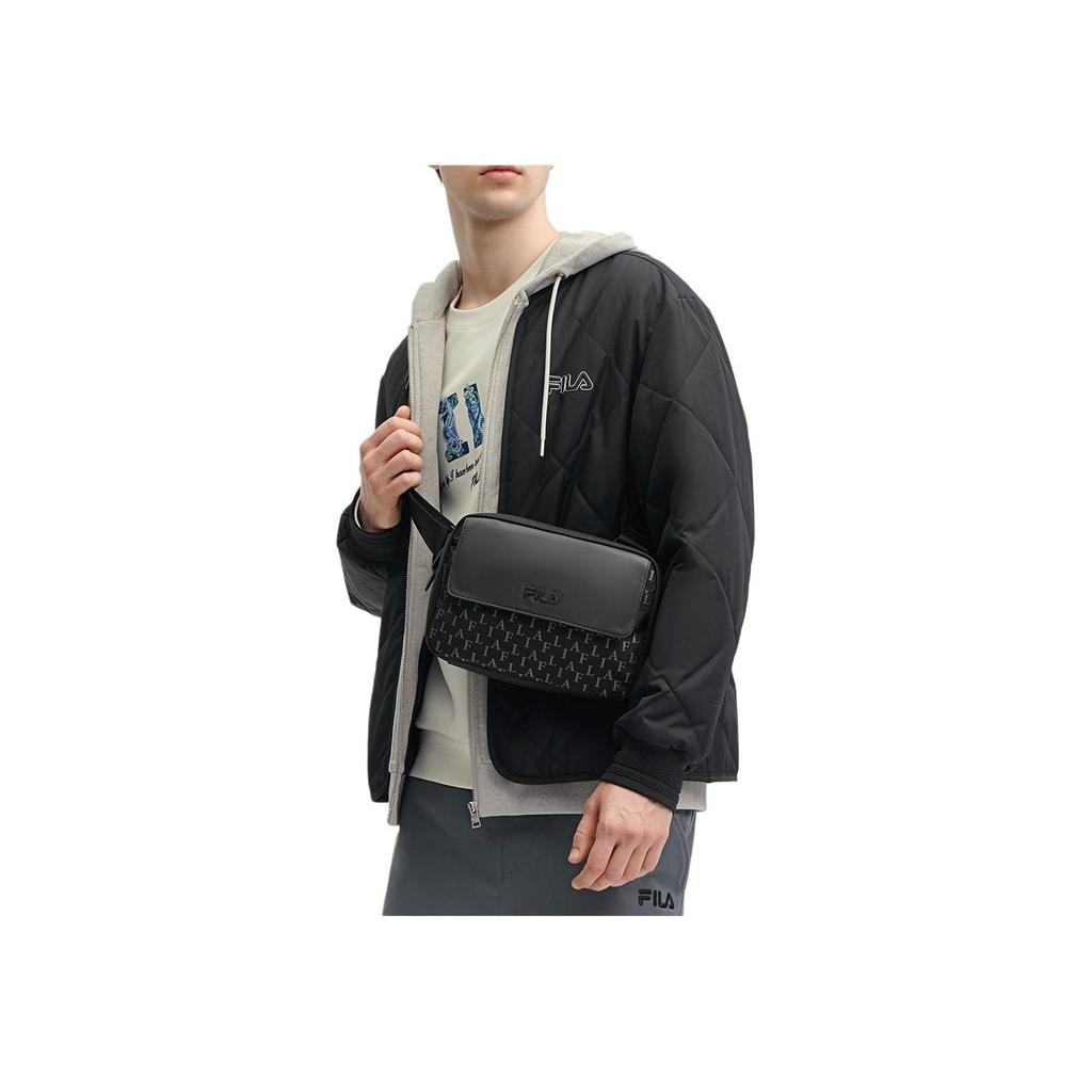 New FILA Fabric Crossbody Bags Unisex Jet Black F13M418103FBK