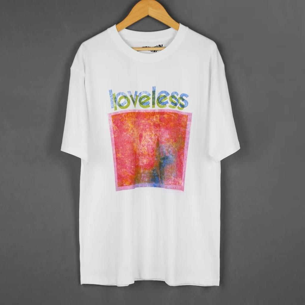 T-Shirt My Bloody Valentine Loveless Slowdive Lush Ride Shoegaze Maniche Corte Abbigliamento Stampato Camicia