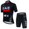 Grenzüberschreitender Heißverkauf Tour de France UAE UAE Team Radsportanzug kurzärmeliger Anzug Herren Radsportbekleidung schnelltrocknend atmungsaktiv