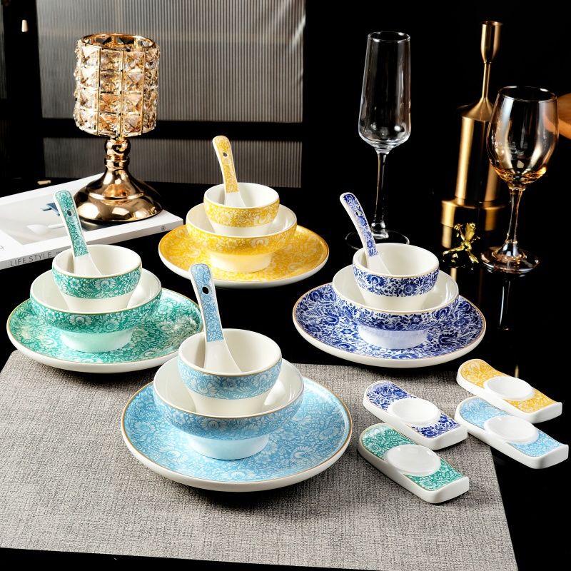 Enamel Ceramic Dinnerware Set