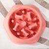 Anti-choking Pet Bowl, Anti-tipping Dog Bowl, Dog Bone Slow Food Single Bowl, Anti-choking and Anti-tipping