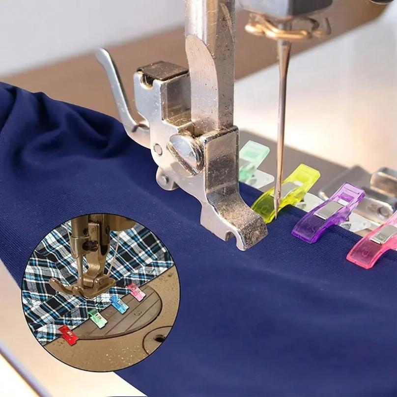 10-50 Stück Nähklammern Mehrzweck-Kunststoff Bastel-Stepp-Bindeklammern Häkeln Stricken Sicherheitsklammern DIY Nähzubehör