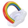 Baby Swimming Float Rainbow Inflatable Children Swimming Ring with Safety Float Seat