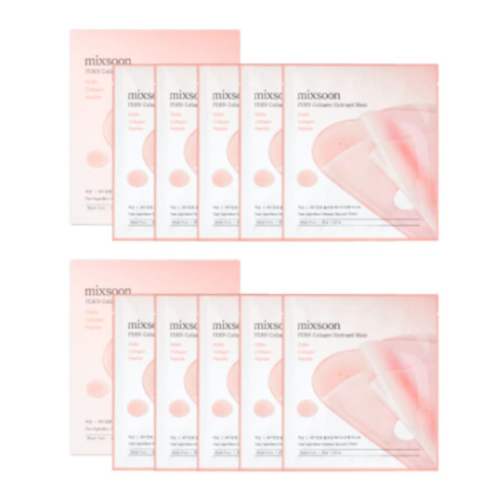 Гидрогелевая маска Mixsoon PDRN Collagen 30 г, 5 шт. x 2 упаковки