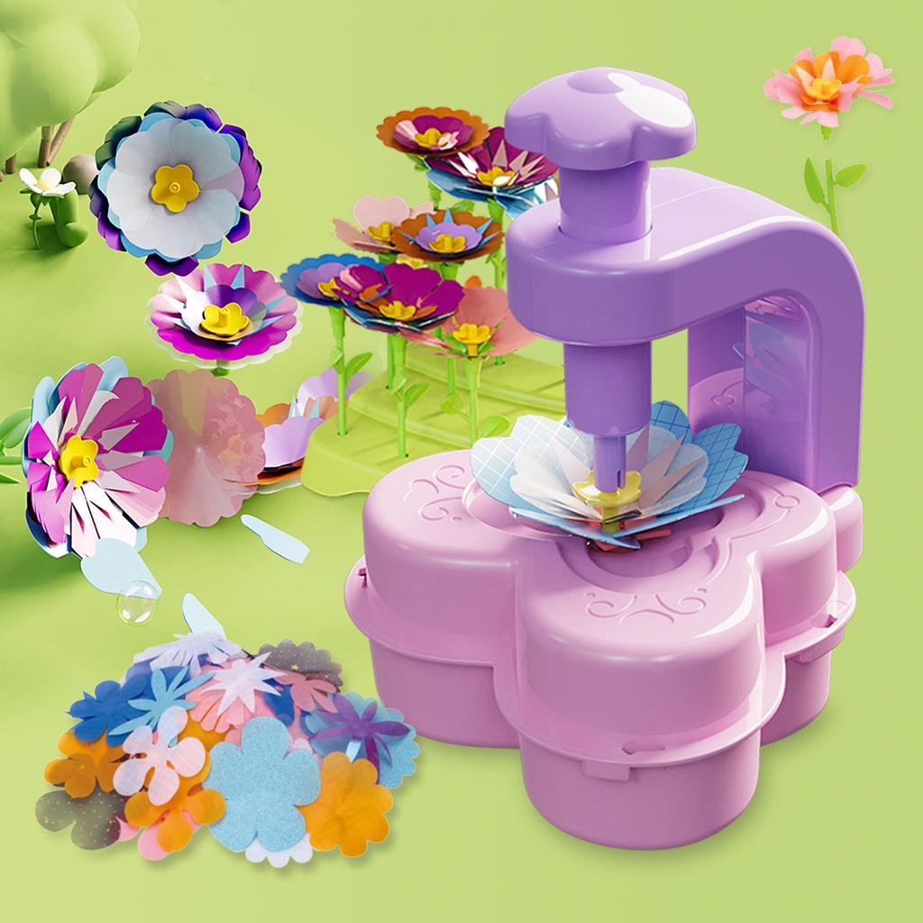 DIY Fabric Flower Bouquets Toys, Flower Bouquets Toy for Girls DIY Flower Make Making Craft Kit Educational Kids Gifts