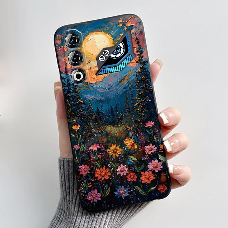 Für ZTE Nubia Neo 3 GT 5G Z2465N Hülle Süßes Kaninchen Schwarz Weiches TPU Silikon Stoßfeste Rückabdeckung Für ZTE Nubia NEO3 GT 5G Hülle