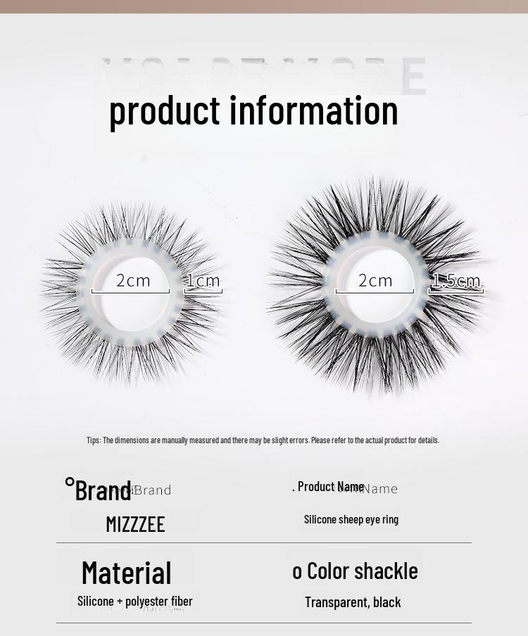 Miji Silicone Sheep Eye Ring - Thick and Thin Hair Lock, Fun Glans and Foreskin Rings for Men, 350/Box.