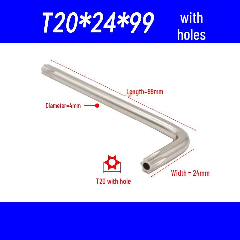 Plum Blossom Anti-theft Star and Hexagon Wrench Set (T10-T30)
