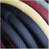 37-39cm Steering Wheel Cover Breathable Leather Anti Slip PU Leather Embossing Steering Covers Universal Car Accessories
