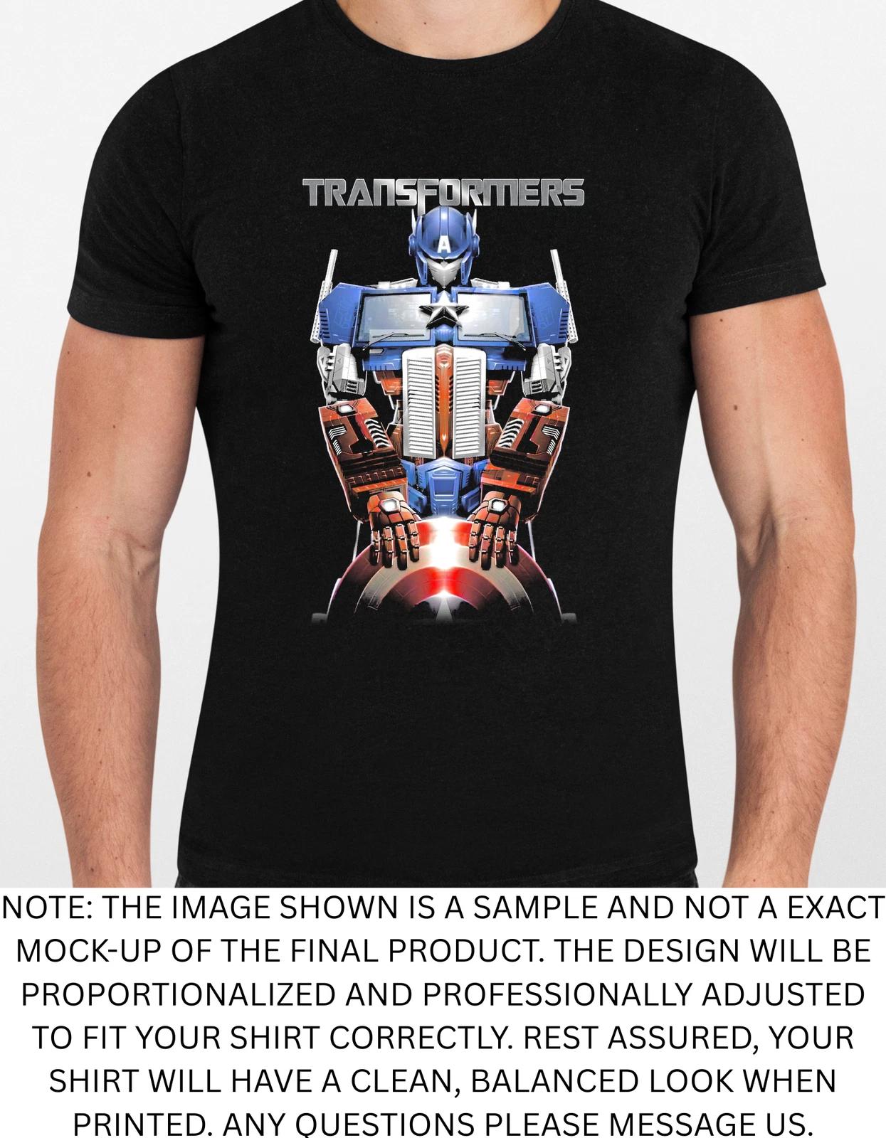 Men s and Women s T-shirts Transformers Graphic S