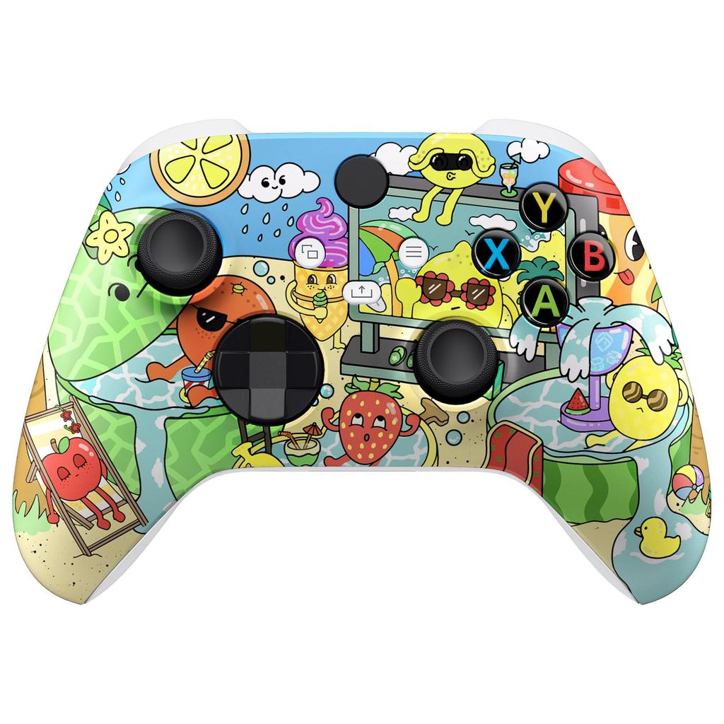 custom faceplate shell for Xbox Series featuring a cute design and soft touch front cover for Xbox Series and Xbox Core not eXtremeRate's X/S, X/S
