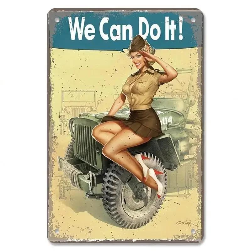 Metall-Wandskulptur Oldtimer | Blechschild, Retro Klassiker Auto Kunst, Halloween & Weihnachtsgeschenk, Bar/Pub/Garage Dekor