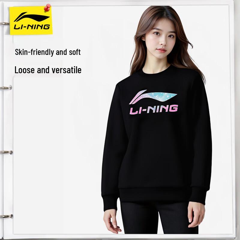 Li-Ning Women's Thermal Pullover Crewneck Sweatshirt