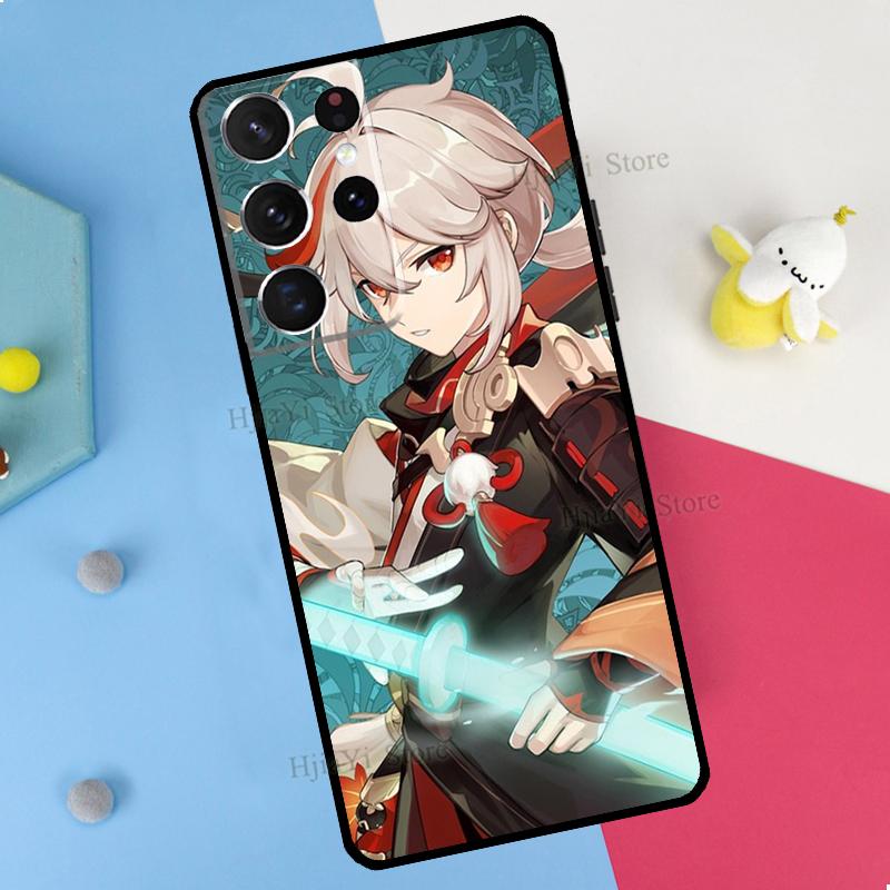 Genshin Impact Kaedehara Kazuha Phone Case For Samsung Galaxy S23 S22 Ultra Note 20 10 S8 S9 S10 Plus S20 FE S21 FE Cover