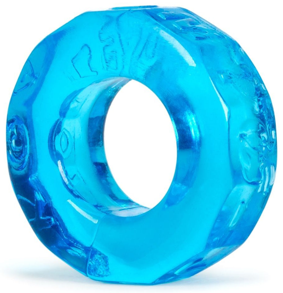 Ice Blue Sprocket Cockring - Oxballs - Flexible Cockrings