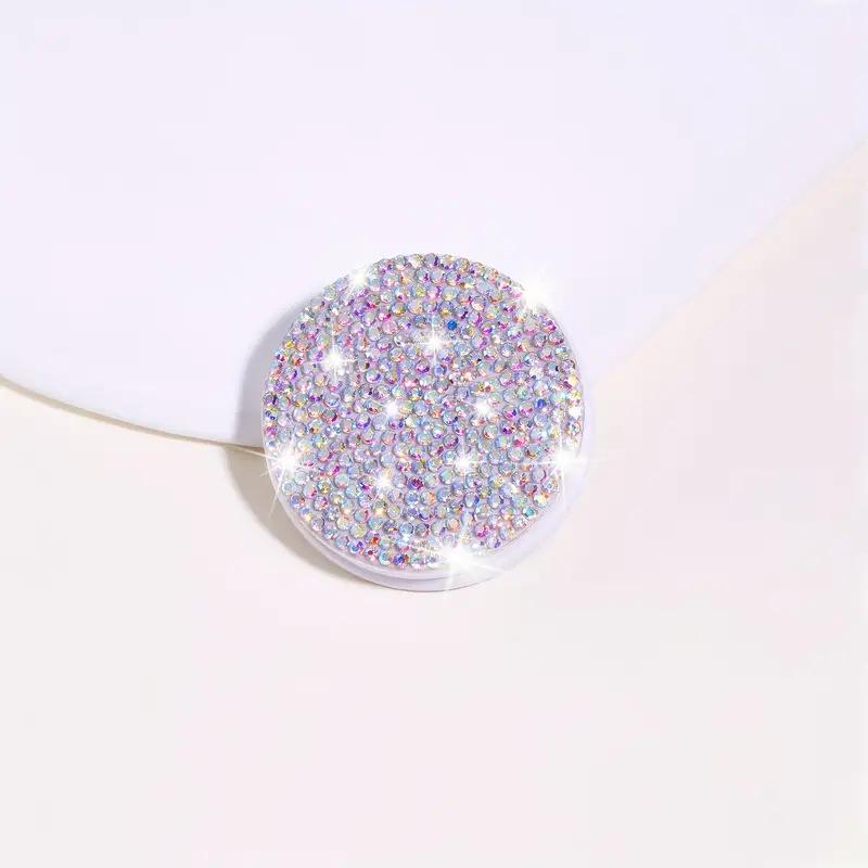 

1pc Shiny Diamond Phone Grip: Creative Foldable Push-Pull Stand