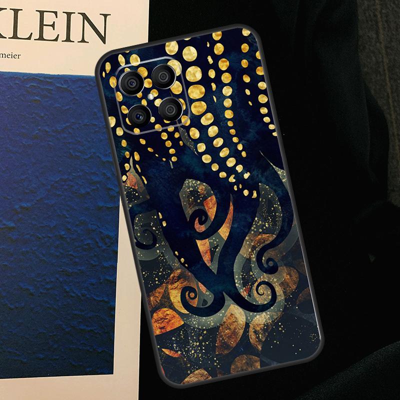 Octopus Case For Honor 50 70 90 Lite X9b X9a X8b X8a X8 X9 X9c Honor 200 Pro Magic 7 5 6 Lite Cover