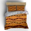 Indigenous Style Monkey Geometric Pattern Bedding Set 1 Duvet Cover 2 Pillowcases For Adult And Children Luxury Gift Full Size