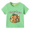 Children's T-shirt, Children's Capybara T-shirt, 3-10 Years Old, Children's Boy, Cute Capibara Round Neck Top, T-shirt, Children's Clothes, Summer