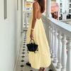 Spice Girls 2026 Summer Wear Sexy V-neck Backless Seaside Vacation Skirt Suspender Dress, Sweet and Spicy Long Dress