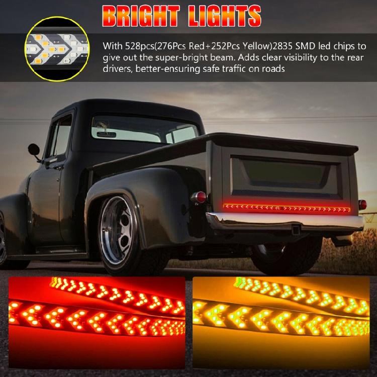Car Brake Tail Light for DC 12V LED Strip Light Universal Car Break Indicator La