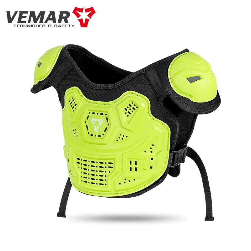 Kids Motorcycle Armor Jacket With Elbow Shoulder Shin Protection Cycling BMX Dirt Bike Off-Road Racing