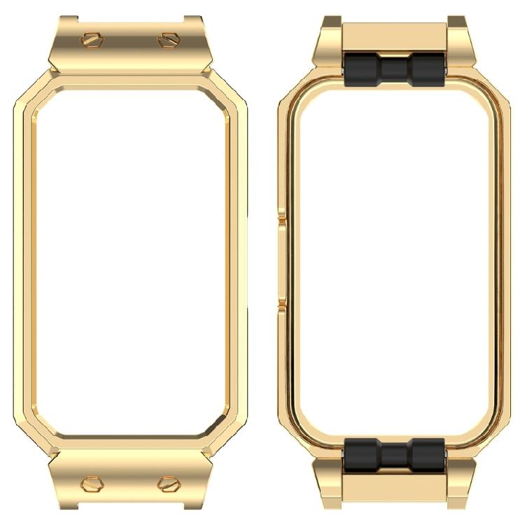 Steel Frame Screen Protector Smartwatch Wristband Accessory Protective Cover Case for Band 10 9 8