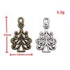 Acorn Charms Christmas Tree Pendants For Forest Nature Themed Jewelry