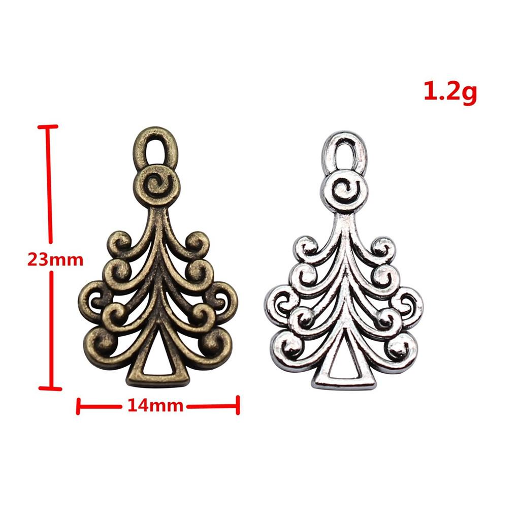 Acorn Charms Christmas Tree Pendants For Forest Nature Themed Jewelry