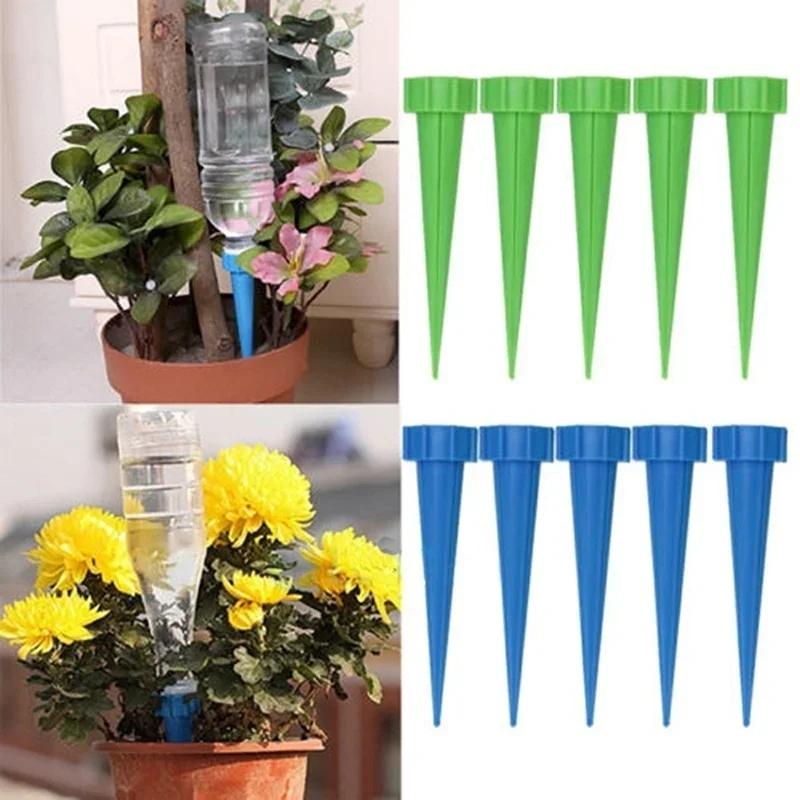 4 Pack Automatic Watering Irrigation Spikes Garden Plants Flowers Drip Sprinklers Agriculture Tools