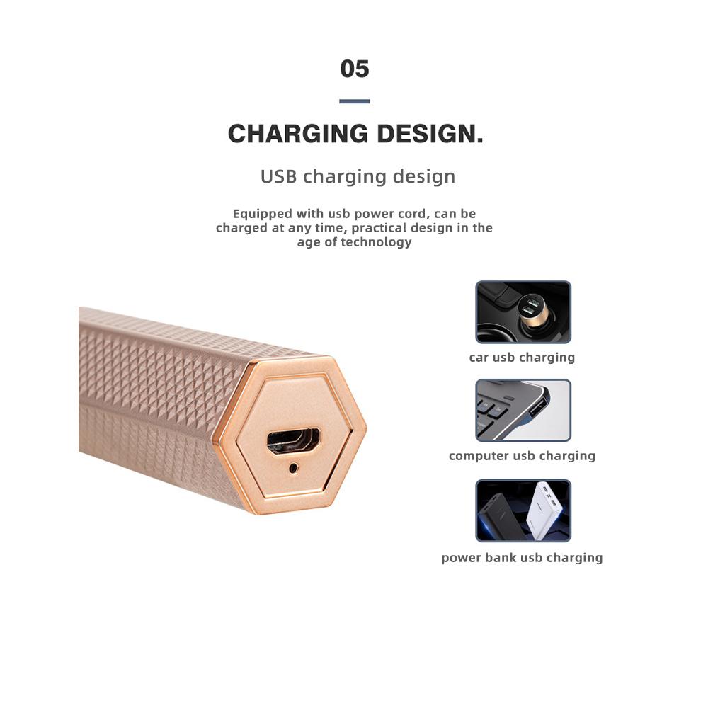 4 In 1 Electric Eyebrow Shaver Makeup Tool Painless Eye Brow Epilator Mini Shaver Razors Facial Hair Remover Tool Women Depilator USB Rechargeable