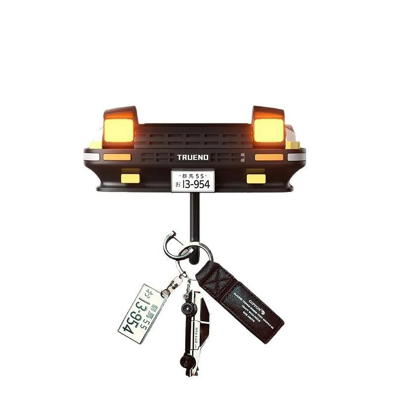 Home Initial D AE86car Headlight Key Hanger Creative Storage Rack Hook Ae86 Key Holderwallhome Decormodern